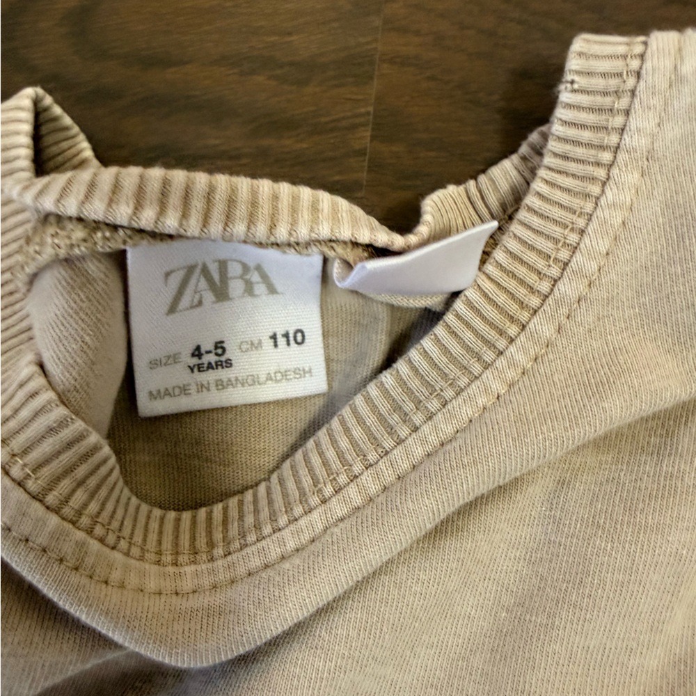 Kids Long Sleeve Shirt - Set of 4 (Zara) - 1 (White) has tags cut off - Picture 5 of 5